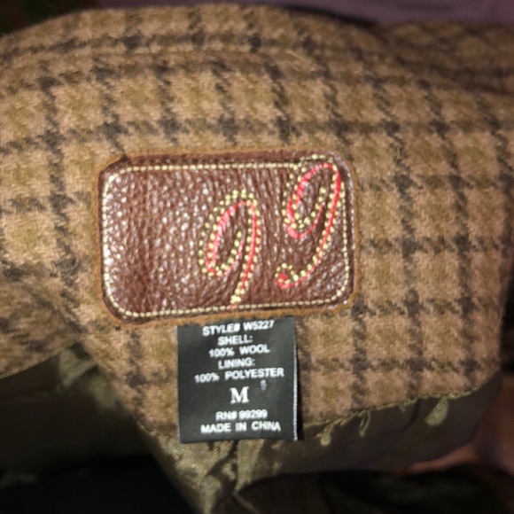 Vintage plaid blazer with elbow patches - Picture 6 of 6